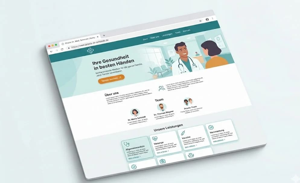 Praxis Dr. Sonnenschein – Beispielprojekt